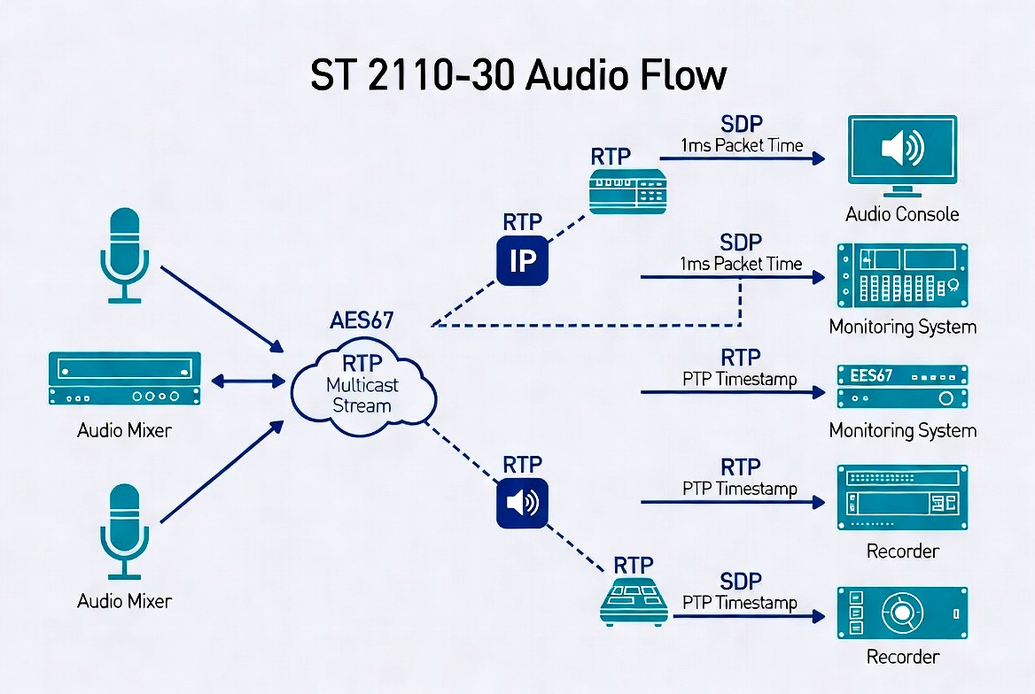 ST 2110-30 Audio Flow